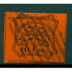 Papal States 1867 - Y & T  n. 15 - Coats of Arms 10 cents