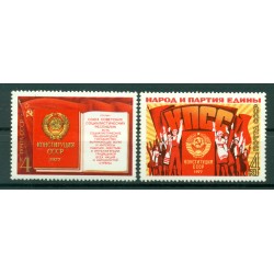 USSR 1977 - Y & T n. 4427/28 - New Constitution of the URSS