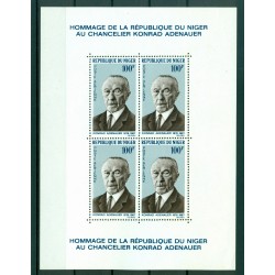 Niger 1967 - Y & T sheet n. 5 - Konrad Adenauer