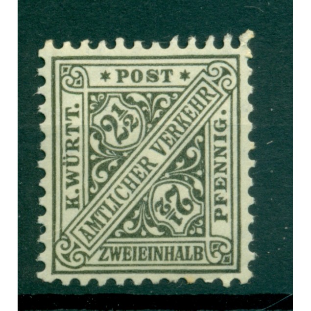 Wurttemberg 1916 - Michel  n. 237 - Francobollo di servizio