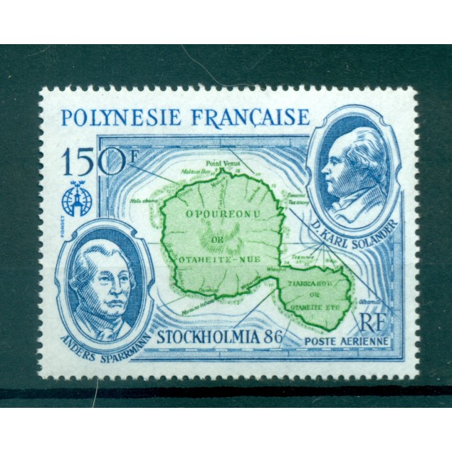 Polynésie Française 1986 - Y & T n. 192 P.A. - Carte "STOCKHOLMIA '86"