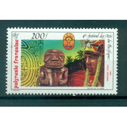Polinesia Francese 1985 - Y & T n. 187 posta aerea - Arte del Pacifico (Michel n. 430)