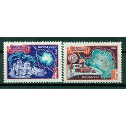 URSS 1970 - Y & T n. 3583/84 - Scoperta ell'Antartide