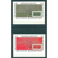 Germania 1981 - Y & T n.937/39 - Principi basilari della democrazia