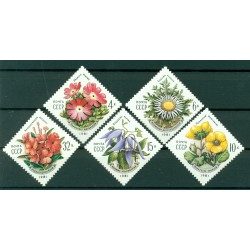 URSS 1981 - Y & T n. 4802/06 - Fleurs des Carpates