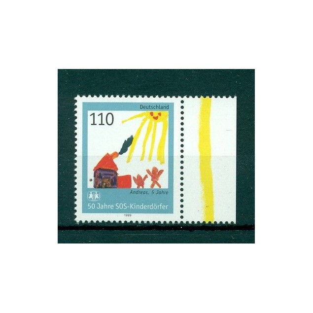 Allemagne -Germany 1999 - Michel n. 2062 - 50 années SOS Villages d'enfants **