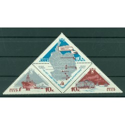 URSS 1966 - Y & T n. 3065/67 - Esplorazione dell'Antartide