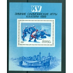 URSS 1988 - Y & T  foglietto n. 197 - Giochi olimpici d'inverno 1988