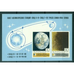 URSS 1969 - Y & T feuillet n. 59 - Zond 6 e Zond 7