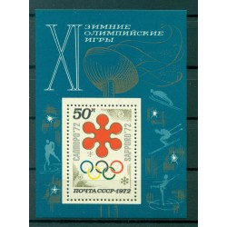 USSR 1972 - Y & T sheet n. 73 - Winter Olympics (Michel n.74 I)