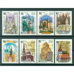 USSR 1990 - Y & T n. 5770/77 - Historical monuments