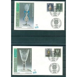 Allemagne - Germany 1986 - Michel n.1295/98 - Verres précieux