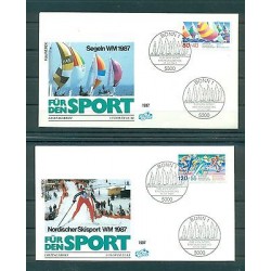 Germany 1987 - Y & T n.1142/43 - Sport events of 1987