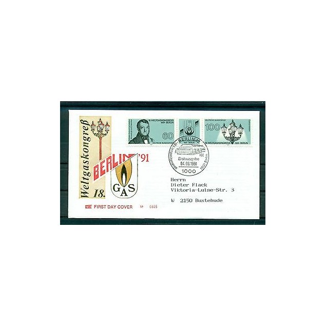 Allemagne - Germany 1991 - Michel n.1537/38 - Congrès mondial du gaz