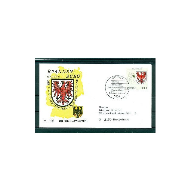 Allemagne - Germany 1992 - Michel n.1589 - Armoires: Brandenburg