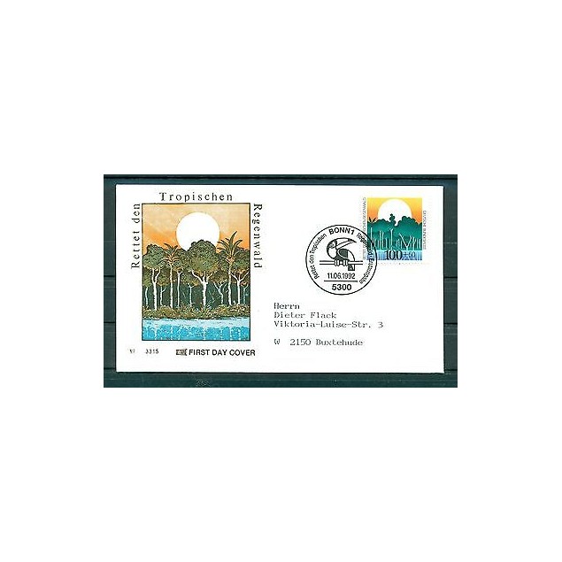 Allemagne - Germany 1992 - Michel n.1615 - Sauver la forêt tropicale