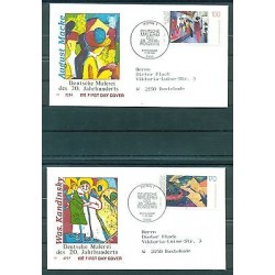 Allemagne  1992 - Y & T n.1445/47 - Peinture allemande du 20e siècle