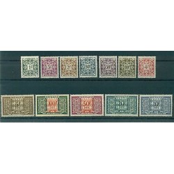 Monaco 1946/57 - Y & T  n. 29/39  Postage Due