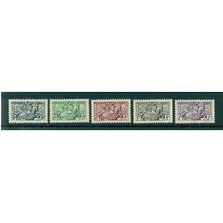 Monaco 1951 - Y & T  n. 371/75 - Seal of the Prince (I)