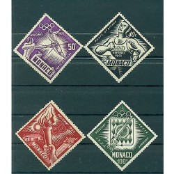 Monaco 1953 - Y & T  n. 51/54 air mail -Olympic Games in Helsinki