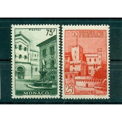 Monaco 1954 - Y & T  n. 397/98 - Vedute del Principato