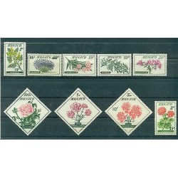 Monaco 1959 - Y & T  n. 514/22 - Fleurs - Flowers