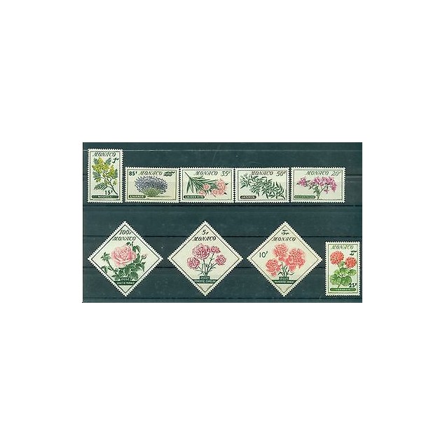 Monaco 1959 - Y & T  n. 514/22 - Fleurs - Flowers