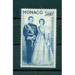 Monaco 1959 - Y & T  n. 72  air mail - Royal Couple