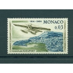 Monaco 1964 - Y & T  n. 639 - Cinquantenario del rally aereo di Monaco