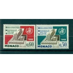 Monaco 1966 - Y & T  n. 703/04 - Organisation mondiale de la santé