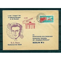 GDR 1961 - Michel n. 822 - Cover cosmonaut Gherman Titov