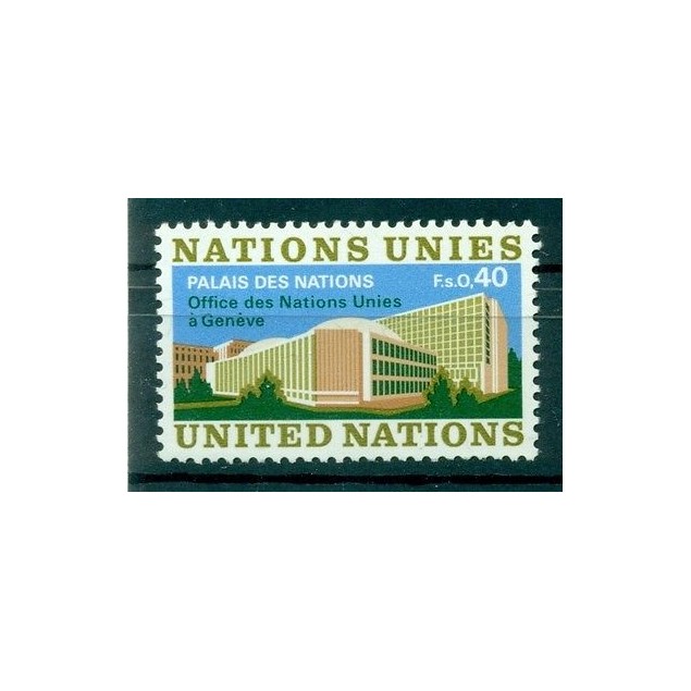 Nations Unies  Géneve 1972 - Michel n. 22  -  Timbre poste ordinaire