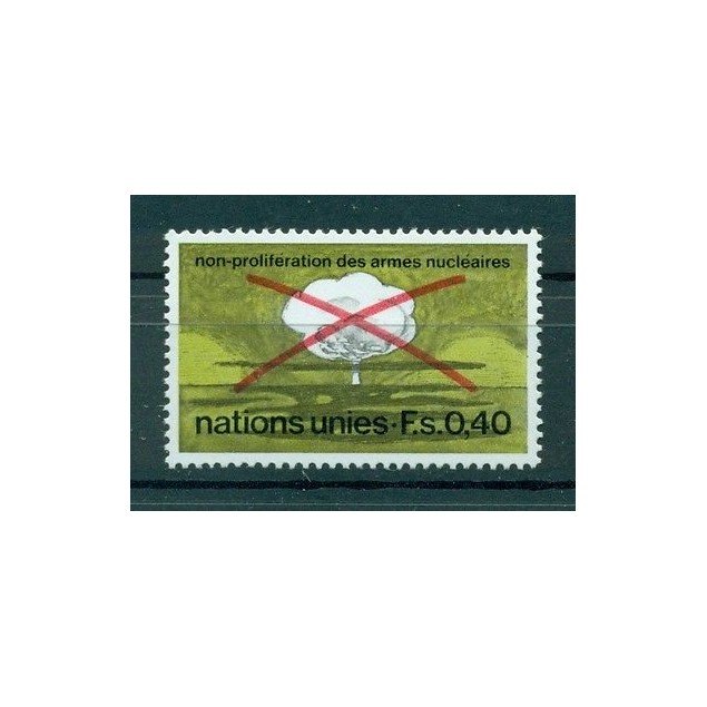 Nations Unies  Géneve 1972 - Michel n. 23  -  Non-prolifération des armes nuclea