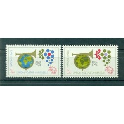 Nations Unies  Géneve 1974 - Michel n. 39/40  -  "Union Postale Universelle"