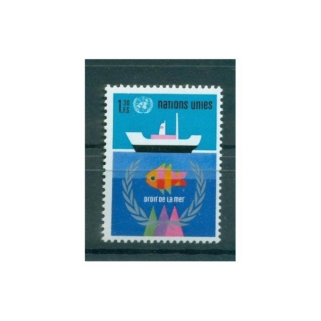 Nations Unies  Géneve 1974 - Michel n. 45  - Droit de la Mer