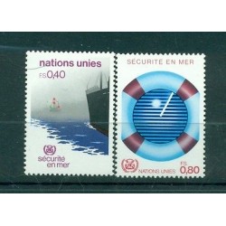 Nations Unies  Géneve 1983 - Michel n. 112/113  -  "Sécurité en Mer"