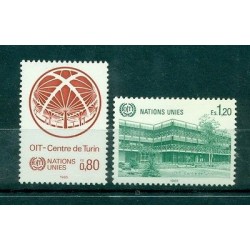 Nations Unies  Géneve 1985 - Michel n. 127/28  -  OIT - Centre de Turin