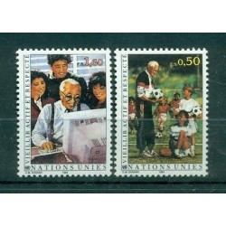 Nations Unies  Géneve 1993 - Michel n. 225/26  -  "Veillir active et respecté"