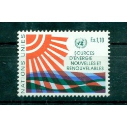 Nations Unies Géneve  1981 - Michel n. 100 - "Sources d'énergie nouvelles et ren