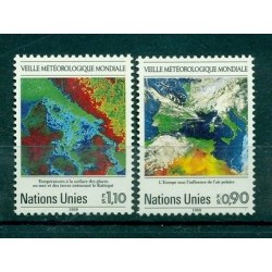 Nations Unies Géneve  1989 - Michel n.176/77 - "Veille Météorologique Mondiale"