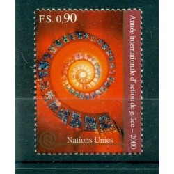 Nations Unies Genève  2000 - Y & T n. 400 - Année Internationale d'action de grâce (Michel n. 384)