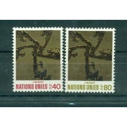 Nations Unies Géneve 1972 - Michel n. 28/29 - "J. M. Sert"