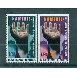 Nations Unies Géneve 1975 - Michel n. 52/53 - "Namibie"
