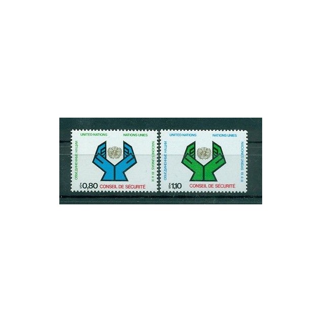 Nations Unies Géneve 1977 - Michel n. 66/67 -  Conseil de Sécurité