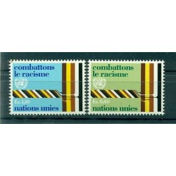 Nations Unies Géneve 1977 - Michel n. 68/69 - Combattons le racisme