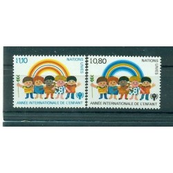 Nations Unies Genève 1979 - Y & T n. 83/84 - Année Internatiomale de l'Enfant