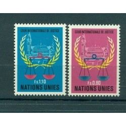 Nazioni Unite Ginevra 1979 - Y & T n. 86/87 -  Corte internazionale di giustizia dell'Aja