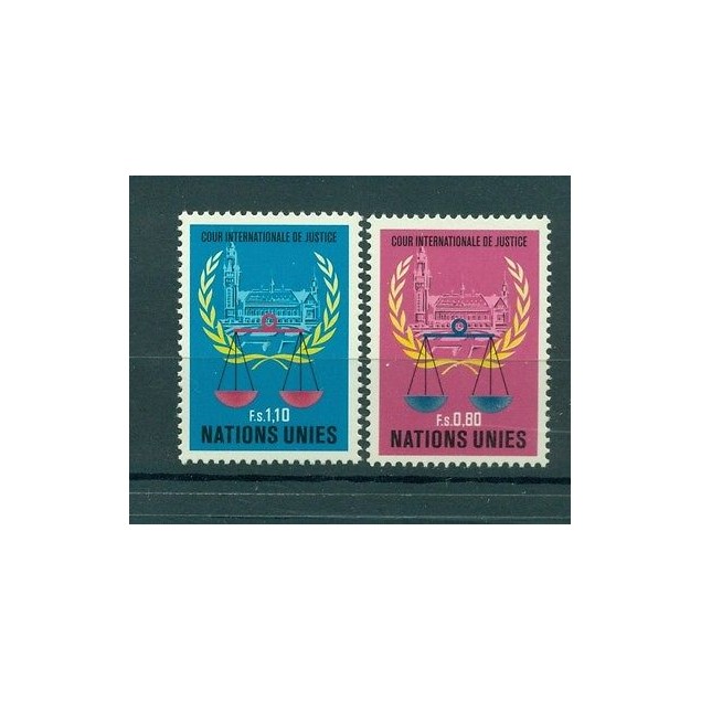 Nations Unies Géneve 1979 - Michel n. 86/87 -  Cour internationale de Justice