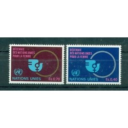 Nations Unies Géneve 1980 - Michel n. 89/90 -  "Décennie des Nations Unies pour