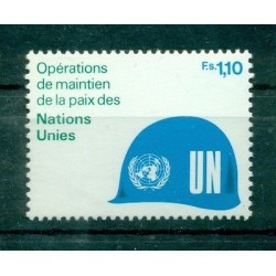 Nations Unies Genève 1980 - Y & T n. 91 -  Operations des Nations Unies pour le maintien de la paix
